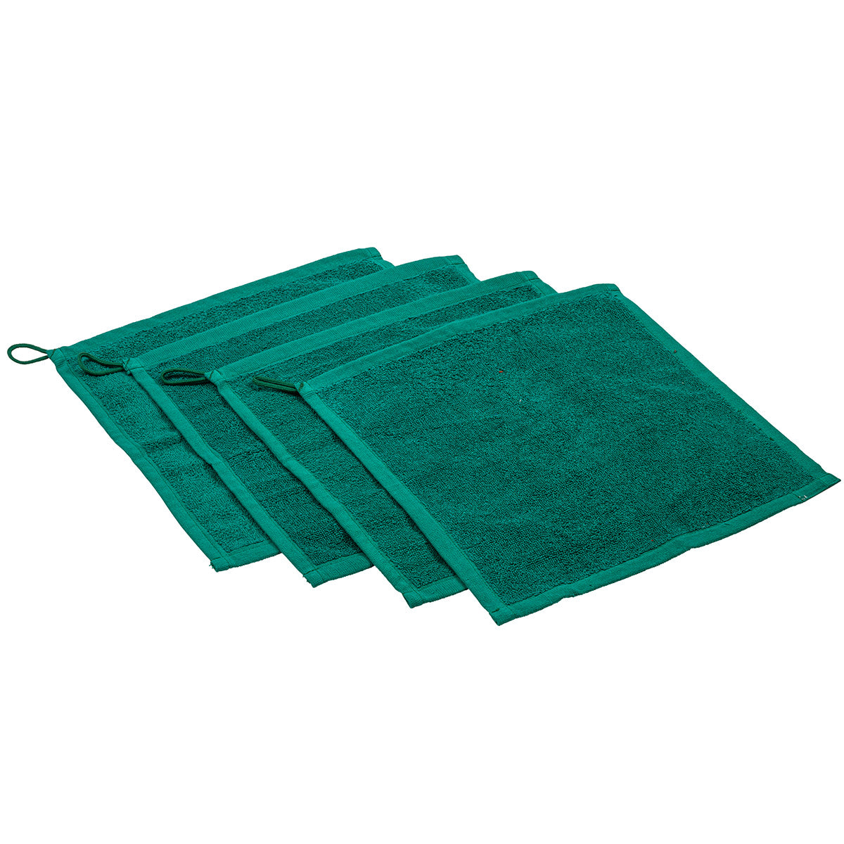 Lot 4 serviettes vertes