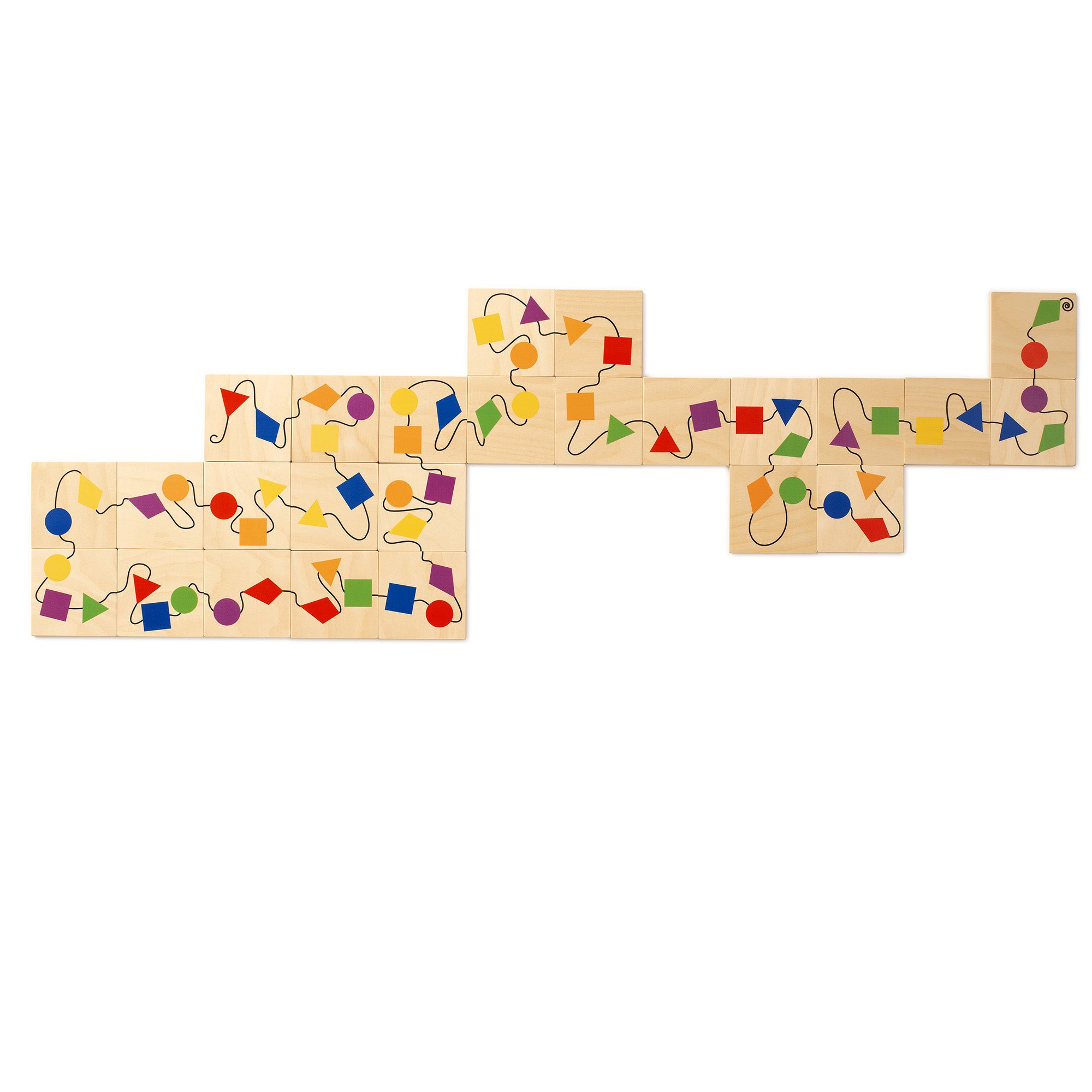 Associez forme et couleur