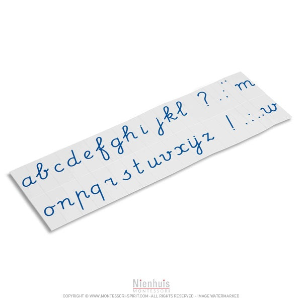 Image of Alphabet-impress-version-cursive-international-blue