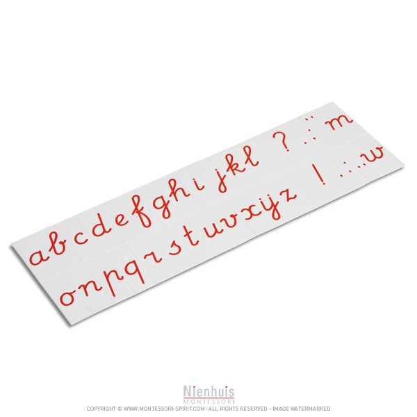 Image of Alphabet-impress-version-cursive-international-red