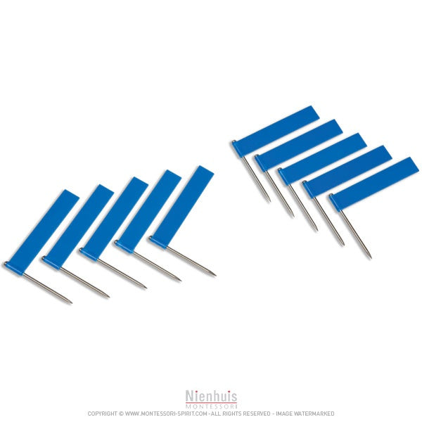 Image of Supplementary-flags-blue-x10