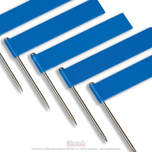 Image of Supplementary-flags-blue-x10