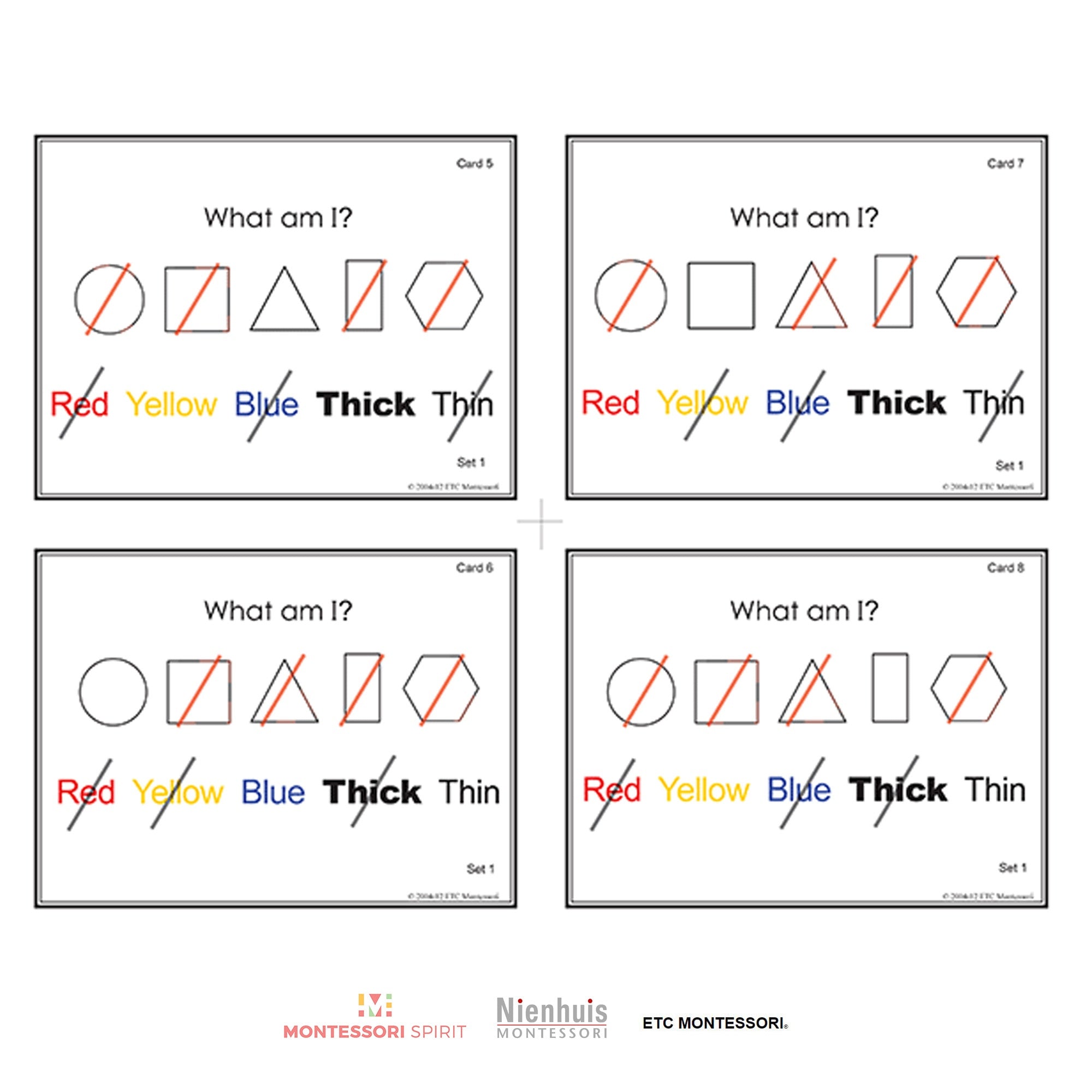 Lower El. Attribute Work w/ Task Cards