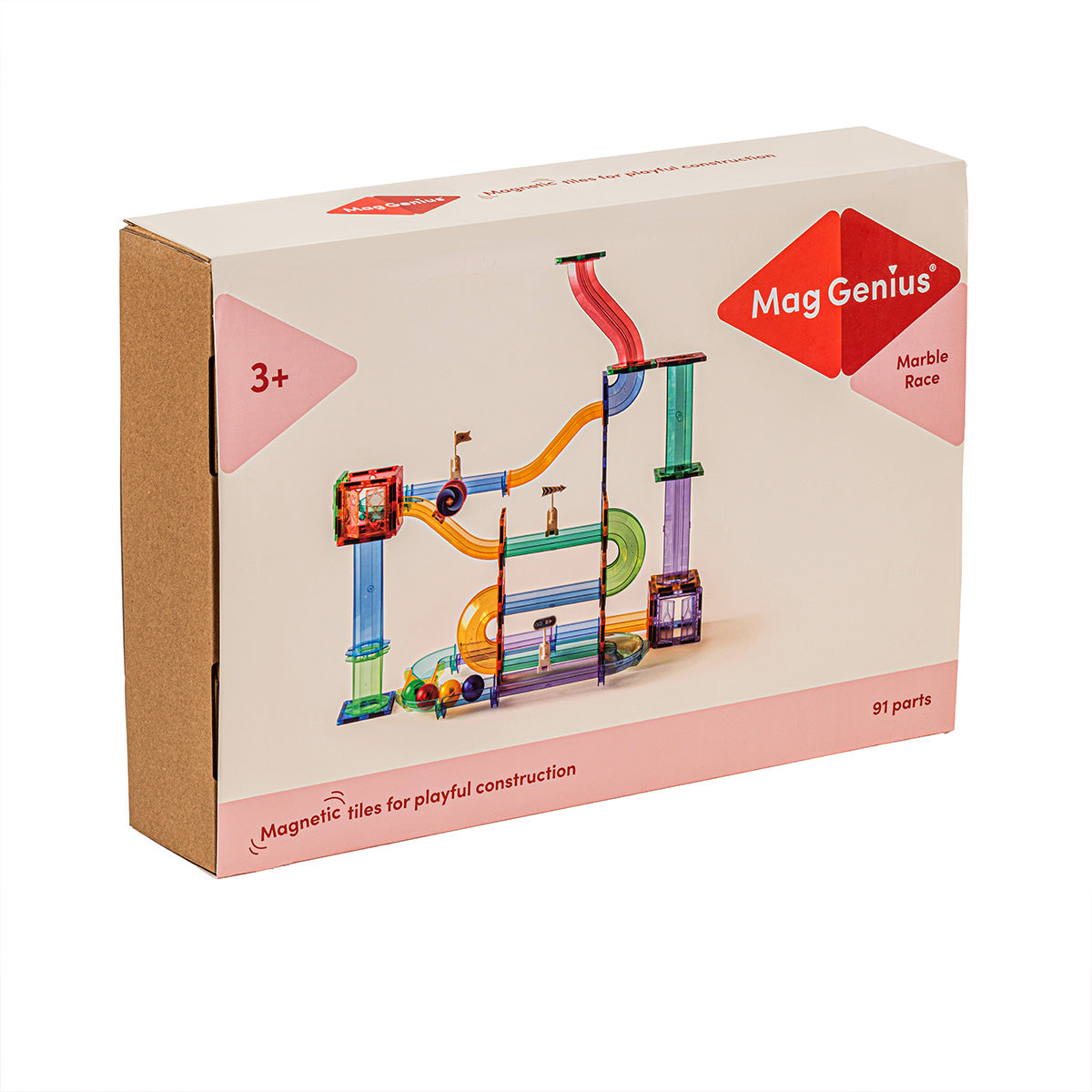 MagGenius 91 pièces magnétiques circuit à billes - boite carton