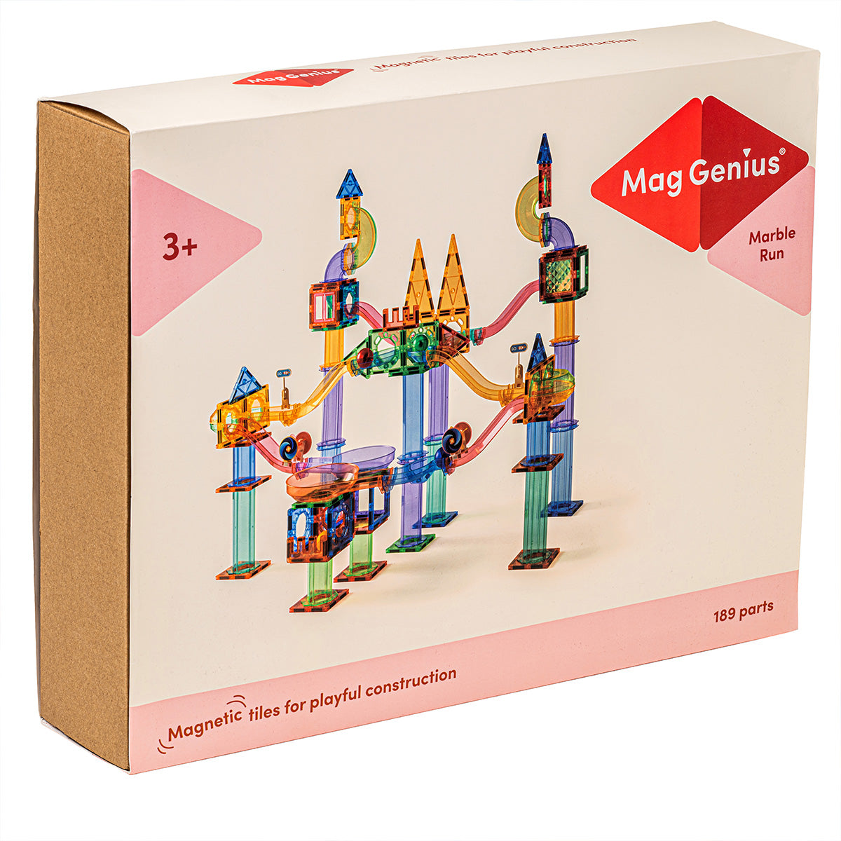 MagGenius 189 pièces magnétiques circuit à billes - boite carton