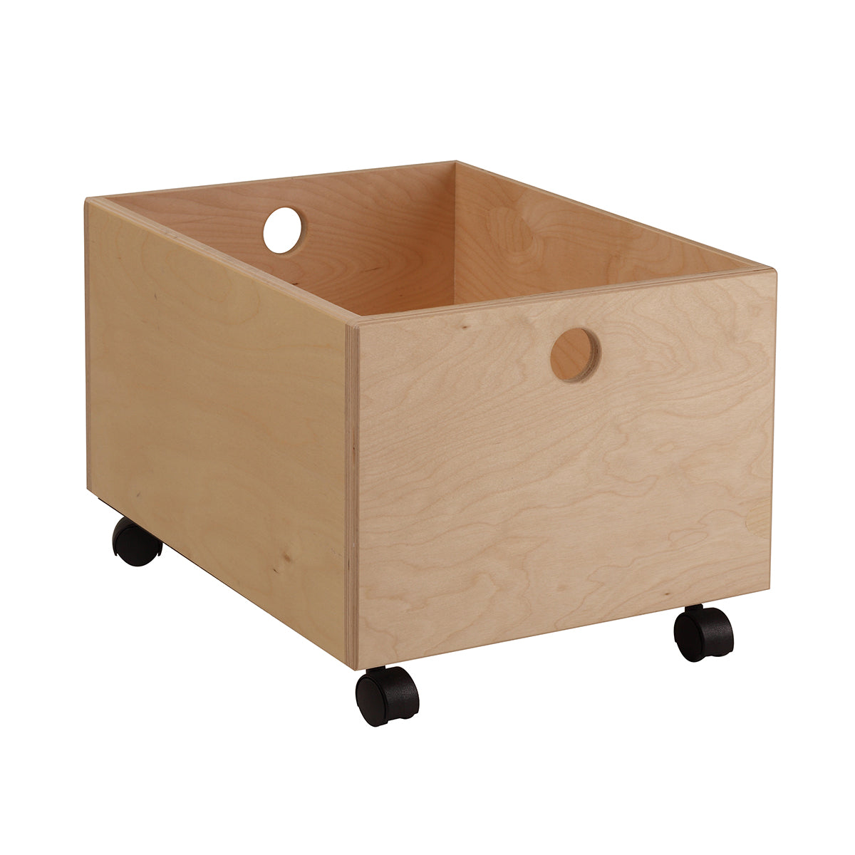 Mittlere Schublade aus Holz auf Rollen 31x38x26h cm