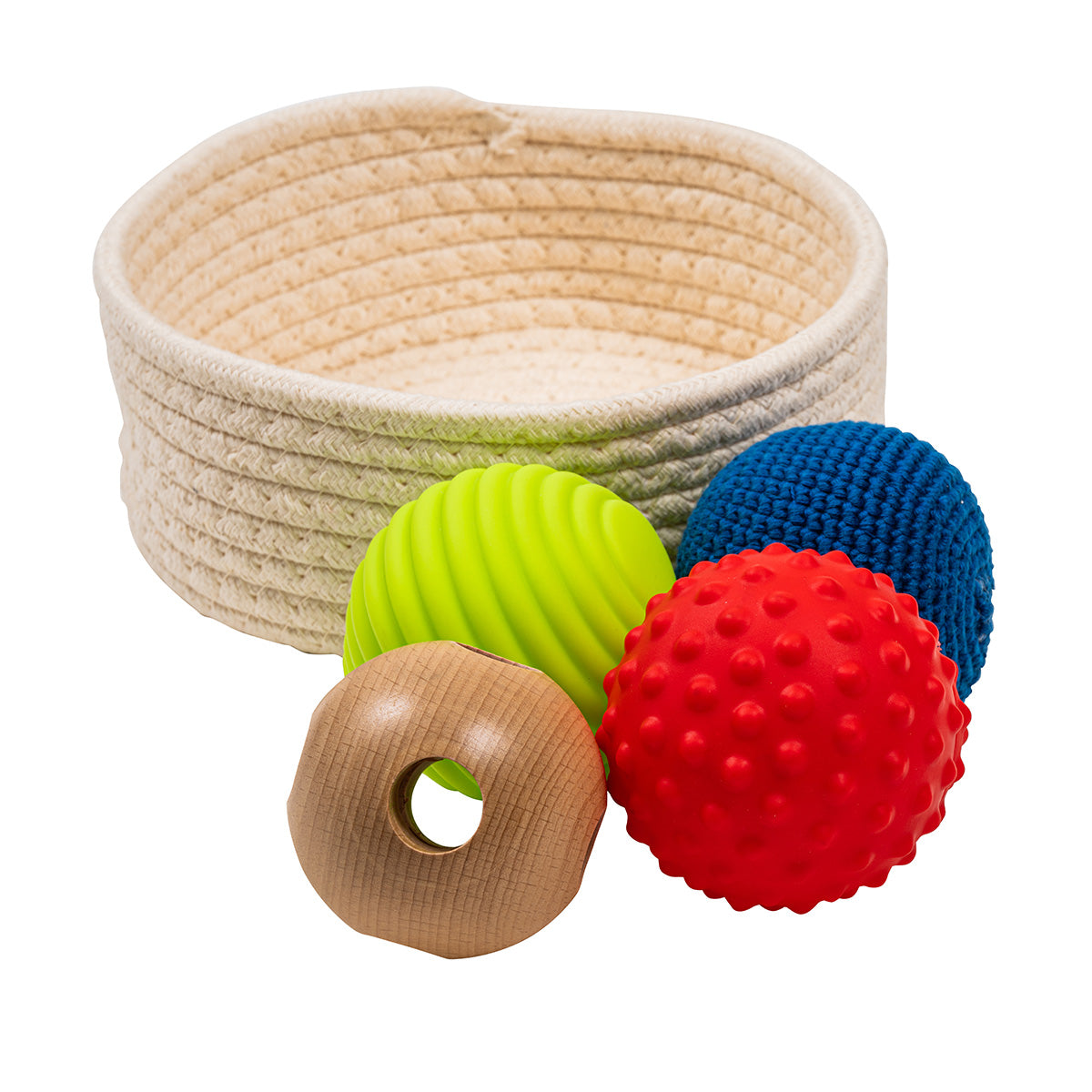 Cesta de pelotas sensoriales