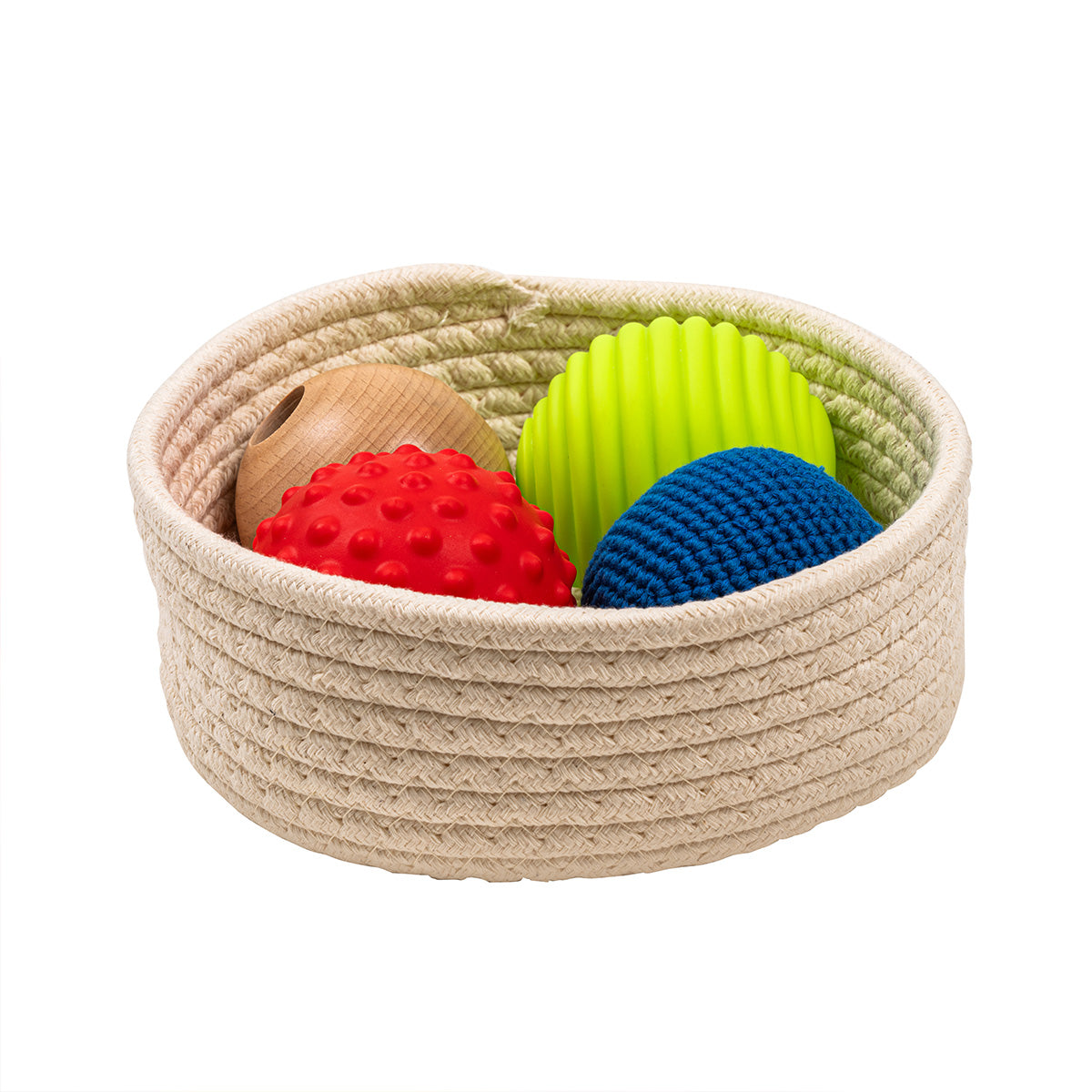 Cesta de pelotas sensoriales