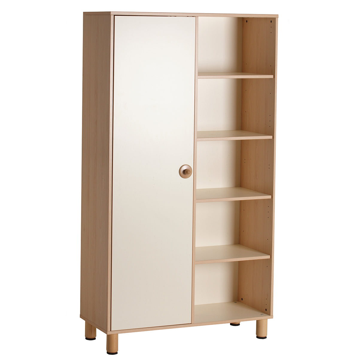 Mueble alto con 1 puerta grande 105x41x190h cm
