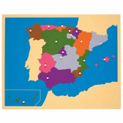 Carte puzzle : Espagne