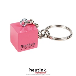Key Ring Nienhuis Montessori: Pink Tower Cube
