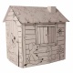 Cardboard play house - Educo - Play house printed