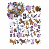 Rubber farm animals, 96 pieces