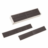 Magnetic strips self-adhesive