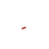Barre rouge 10 cm