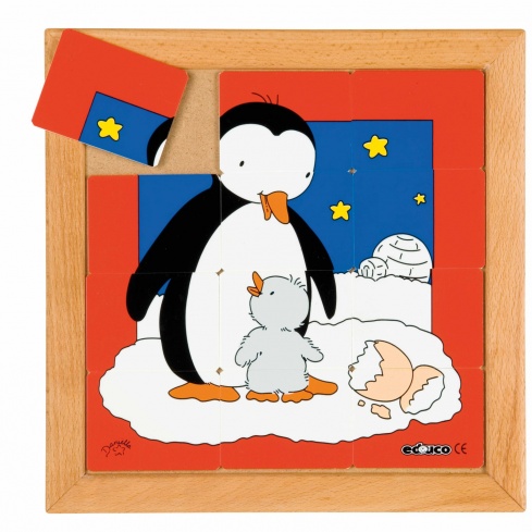 Puzzle animaux - pingouin - Montessori Spirit