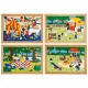 Children's activities puzzles - complete set of 4