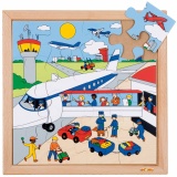 Transport puzzles - airport (16 pieces)