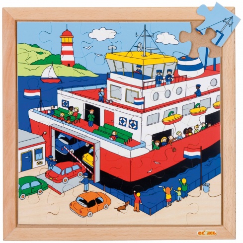 Puzzle des transports - bateau