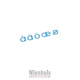 Grand alphabet mobile - set lettres nordiques script