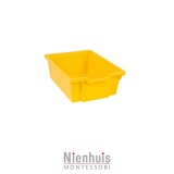 Tray including gliders: yellow (15 cm)