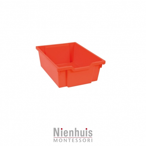 Tray including gliders: red (15 cm)