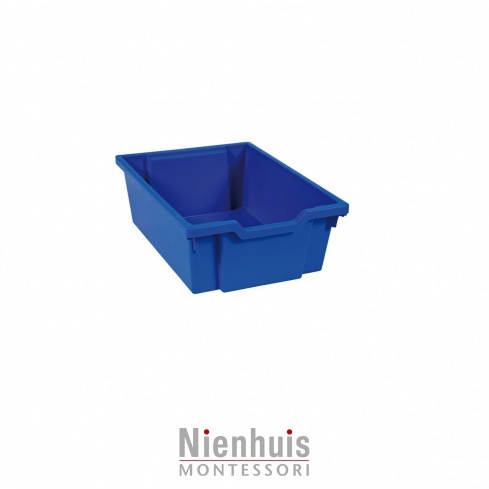 Tray including gliders: blue (15 cm)