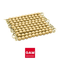 Golden Bead Chain Of 100: Individual Beads Nylon