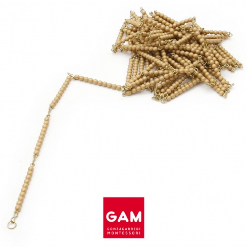 Golden Bead Chain Of 1000: Individual Beads Nylon
