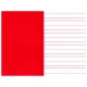 Livrets d'écriture larges rouge x 100
