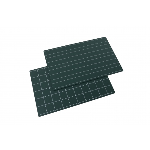 Greenboards With Double Lines And Squares: Set Of 2