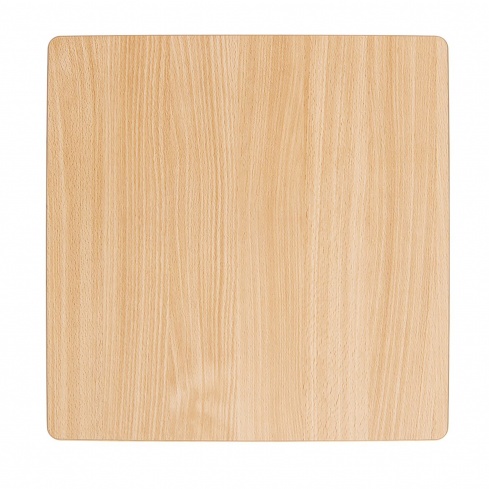 Plateau de table carré : couleur hêtre - 64 x 64 x 2 cm