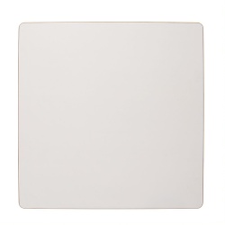 Square Table Top: Milk White - 64 x 64 x 2 cm.