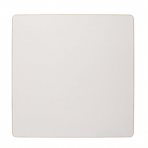 Plateau de table carré : Blanc - 64 x 64 x 2 cm