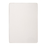 Plateau de table rectangulaire : couleur blanc - 118 x 75 x 2 cm