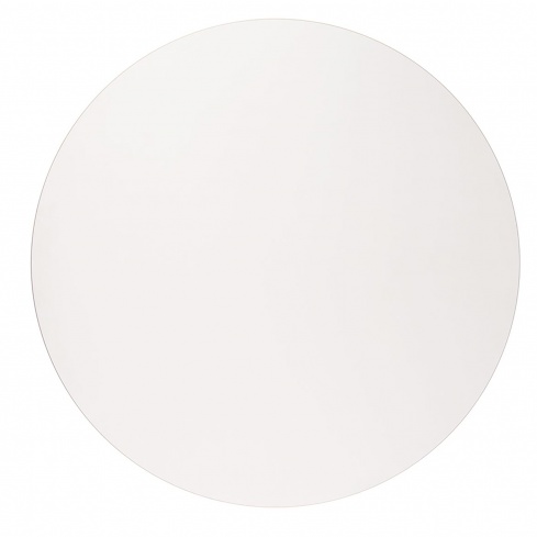 Round Table Top: Milk White - Ø 115 x 2 cm.