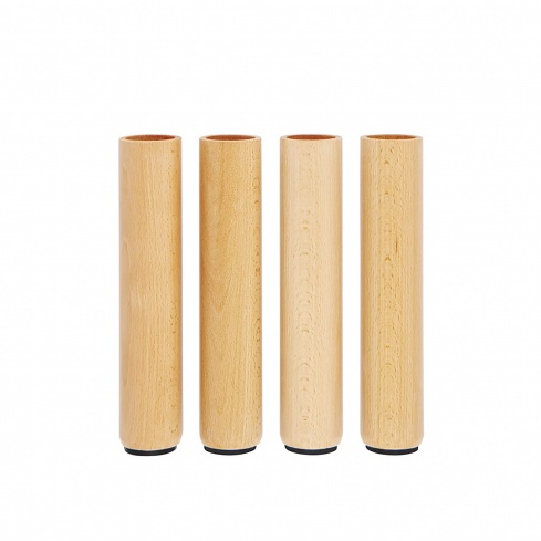 Set Of 4 Table Legs: Height 24/26 cm.