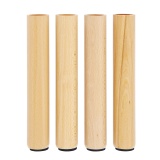 Set Of 4 Table Legs: Height 29/31 cm.
