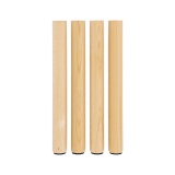 Set Of 4 Table Legs: Height 44/46 cm.
