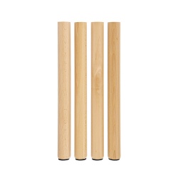 Set Of 4 Table Legs: Height 51/53 cm.