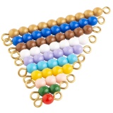 Escalier de perles colorées 1 à 10