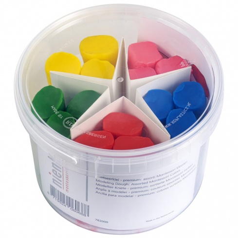 Modeling Dough: Assorted Montessori Colors