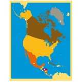 Carte puzzle d'Amérique du Nord