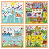 Nature&Climate puzzle - set of 4