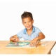 Math puzzle - quantities up to 6 l 24 wooden puzzle pieces l Educo