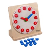 Clock with movable hands