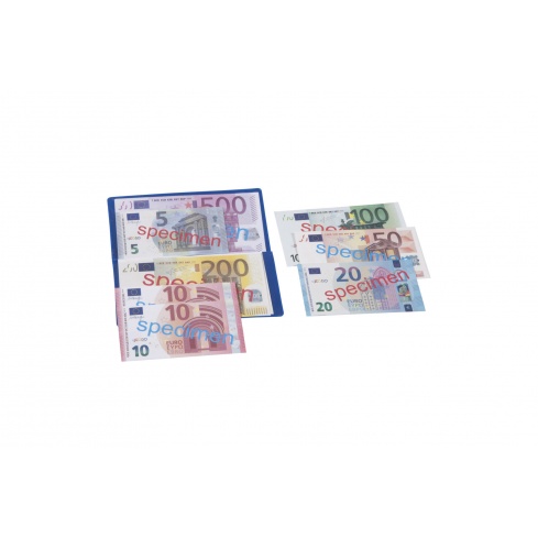 Euro banknotes assortment in wallet