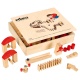 Wooden dominoes set