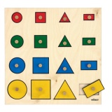 Geometric shapes board