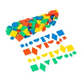 Happy hammer geo set of plastic shapes (contens 144 pcs)